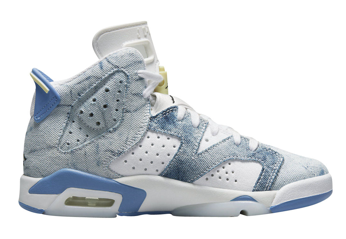 Air Jordan 6 GS Acid Wash Denim