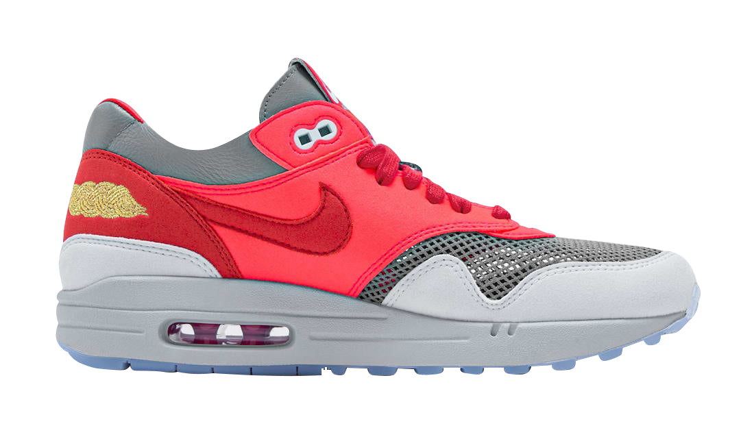 CLOT X Nike Air Max 1 K.O.D. Solar Red